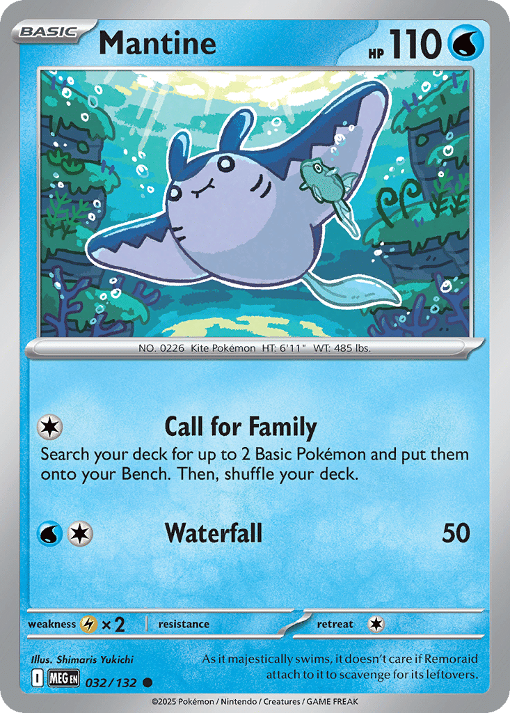 Mantine — ME01: Mega Evolution — Pokemon
