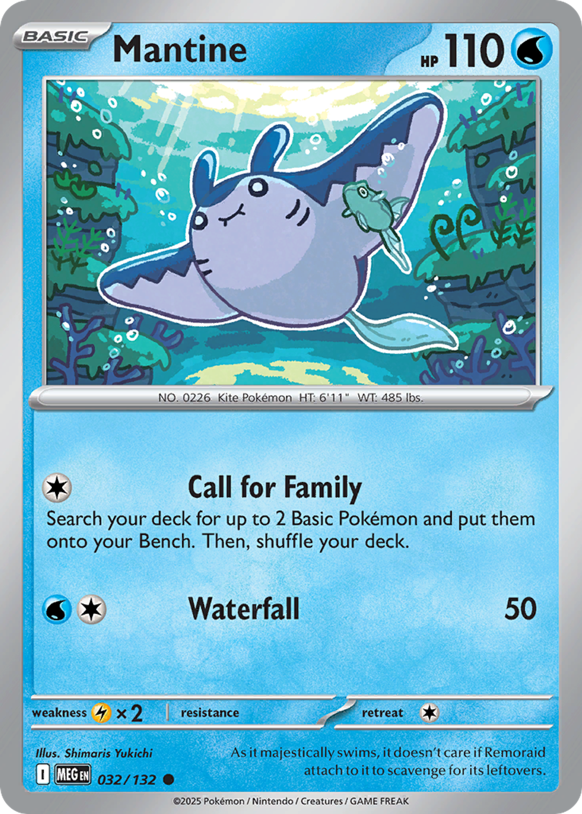 Mantine — ME01: Mega Evolution — Pokemon