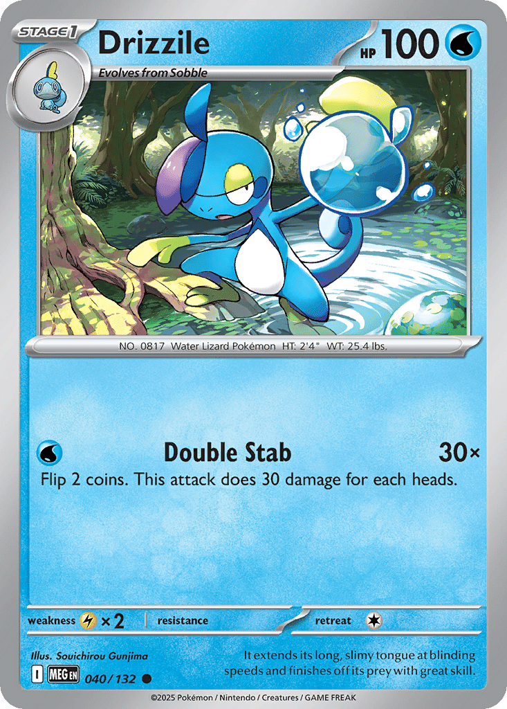 Drizzile — ME01: Mega Evolution — Pokemon