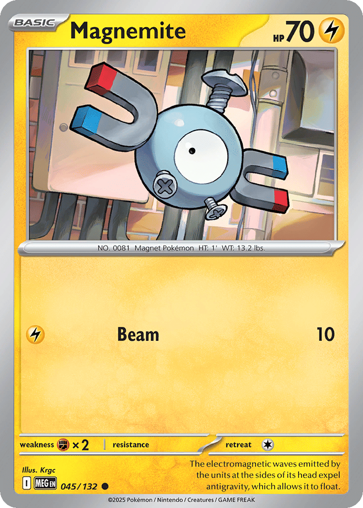 Magnemite — ME01: Mega Evolution — Pokemon