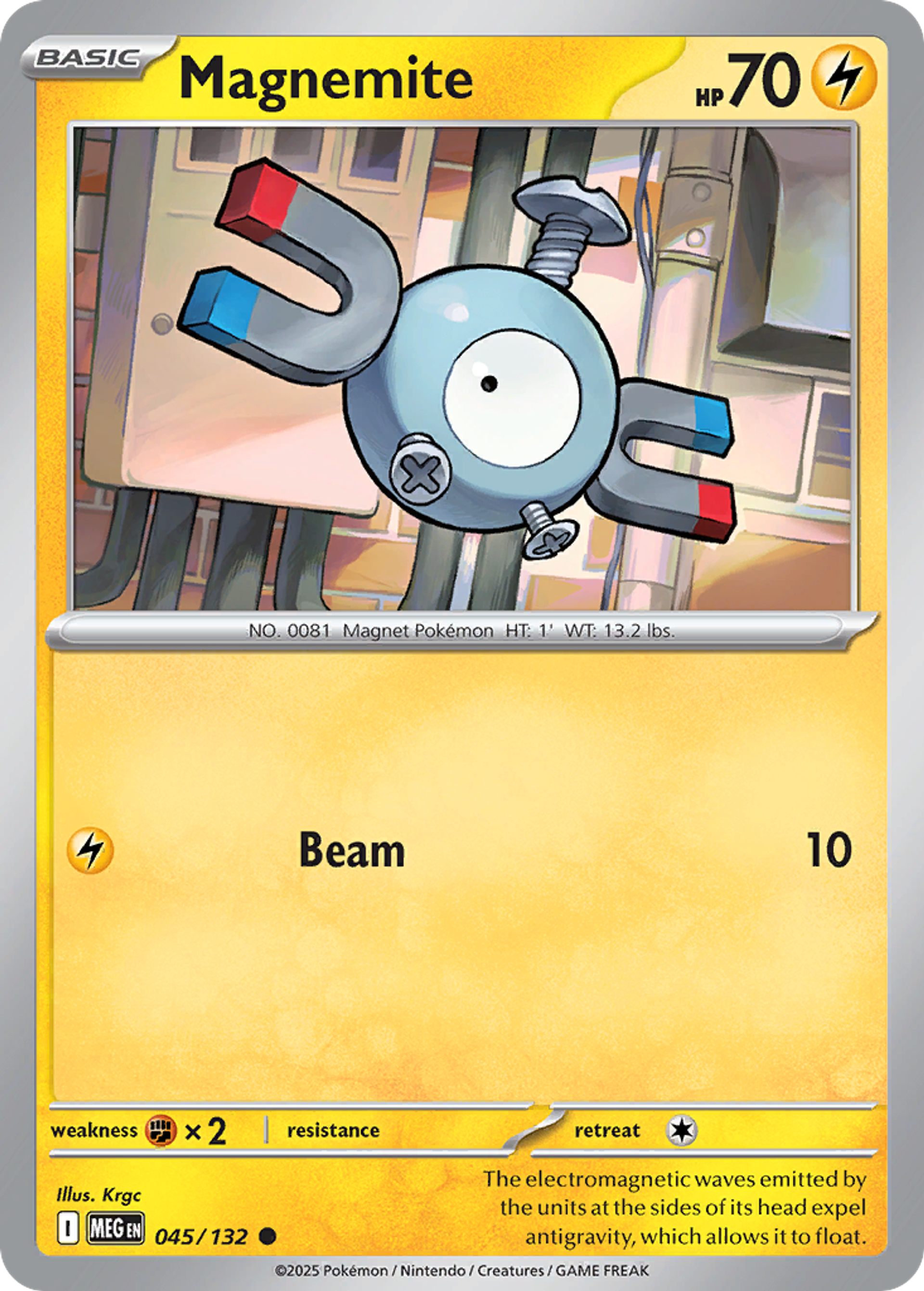 Magnemite — ME01: Mega Evolution — Pokemon
