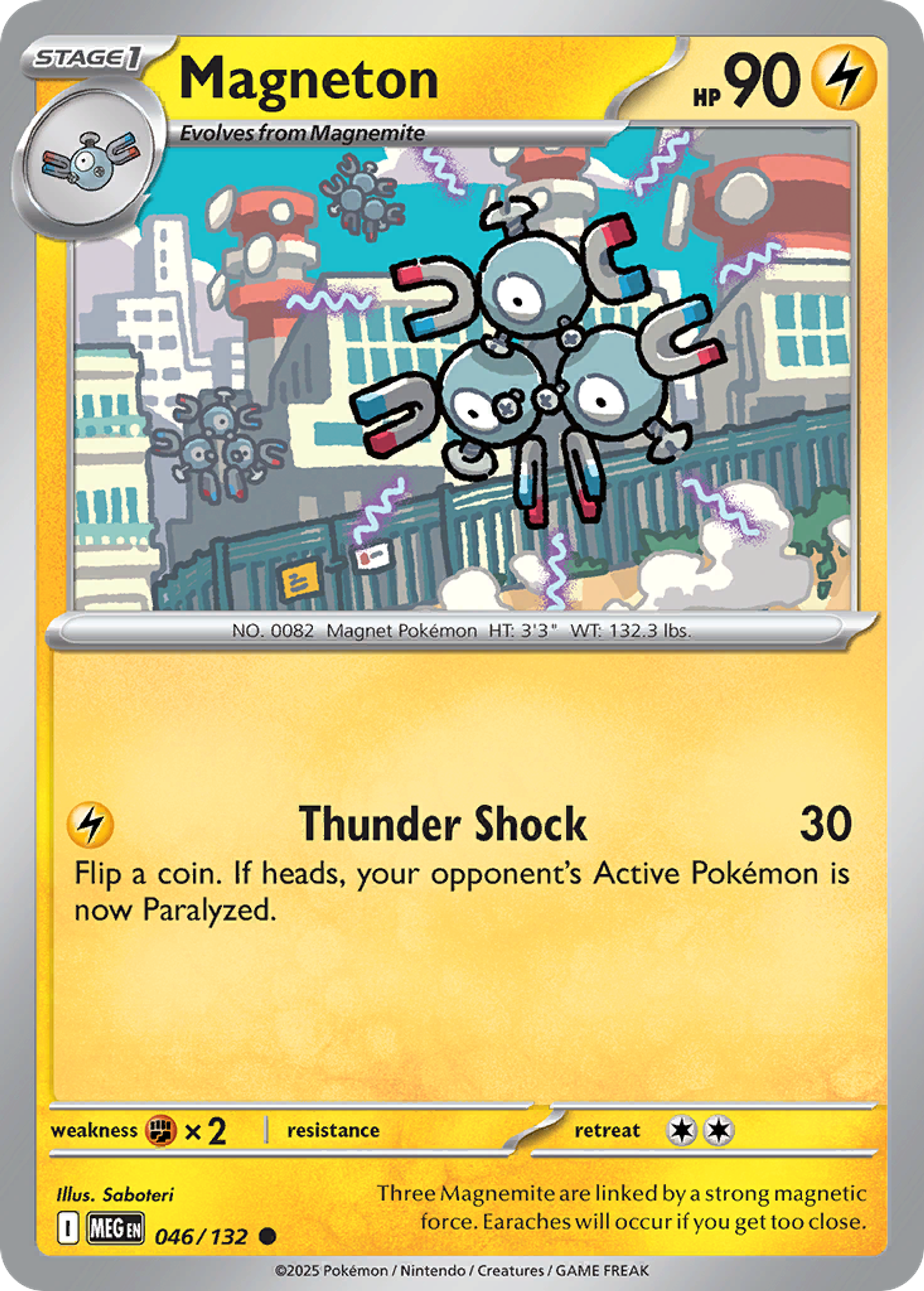 Magneton — ME01: Mega Evolution — Pokemon