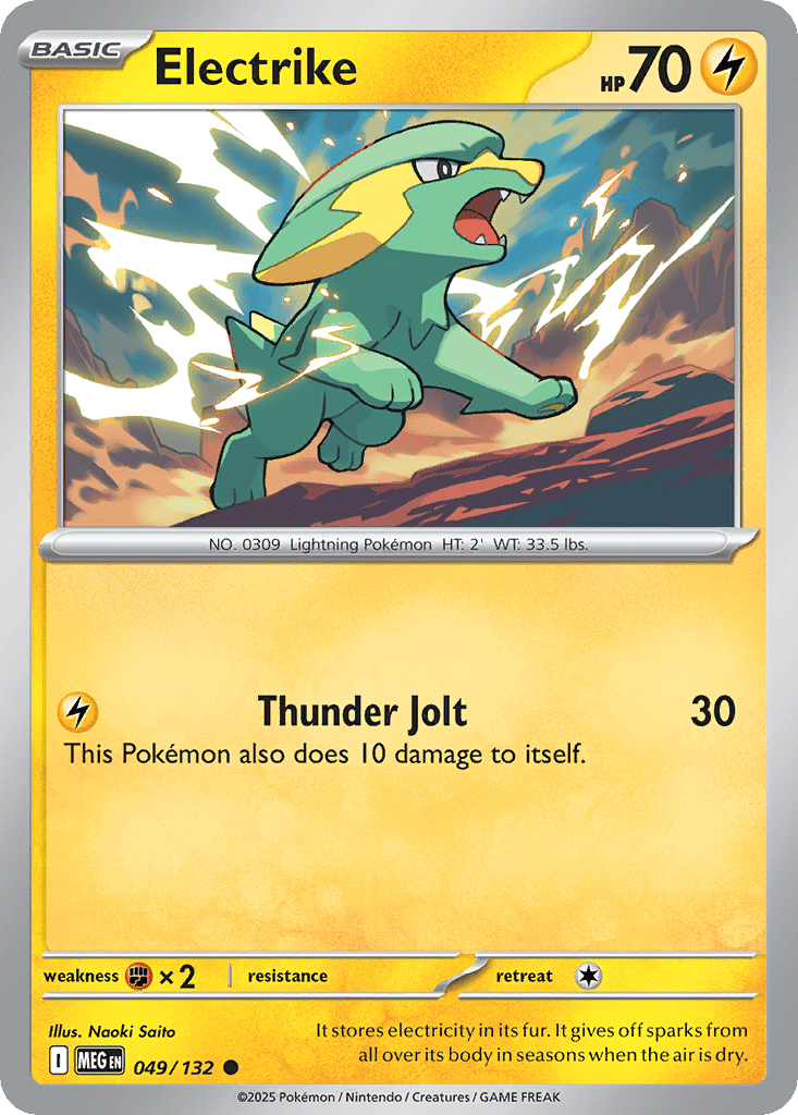 Electrike — ME01: Mega Evolution — Pokemon