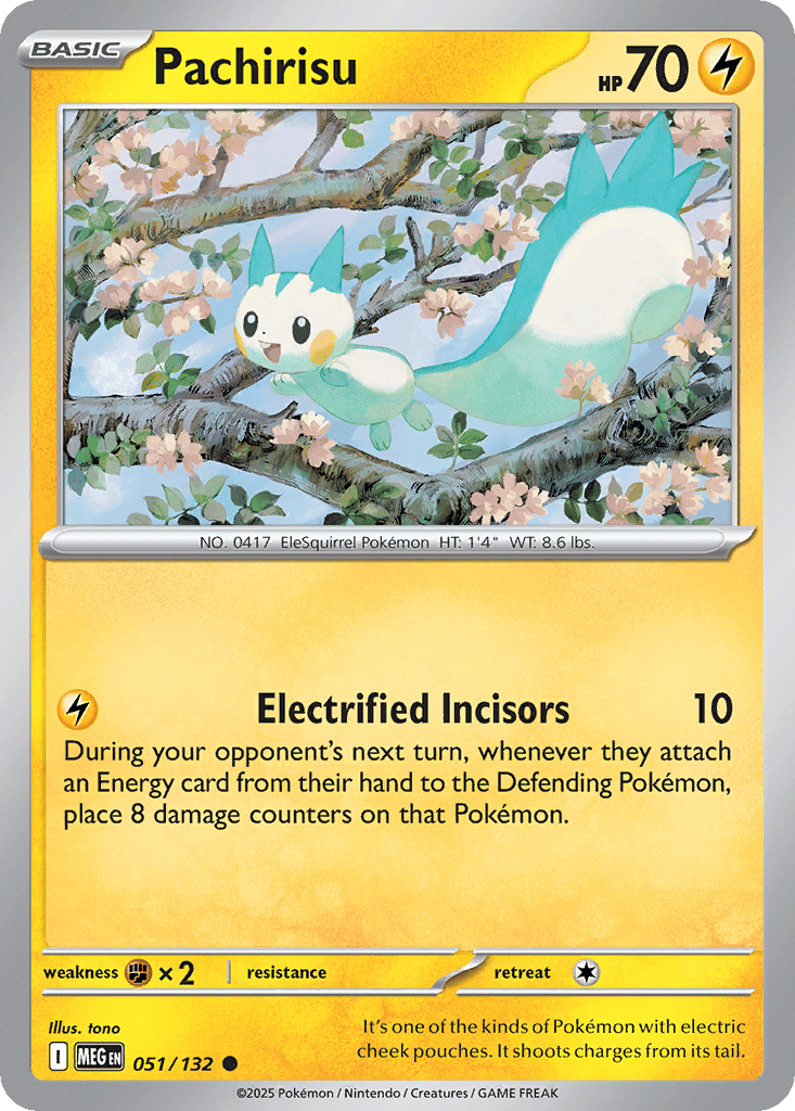 Pachirisu — ME01: Mega Evolution — Pokemon