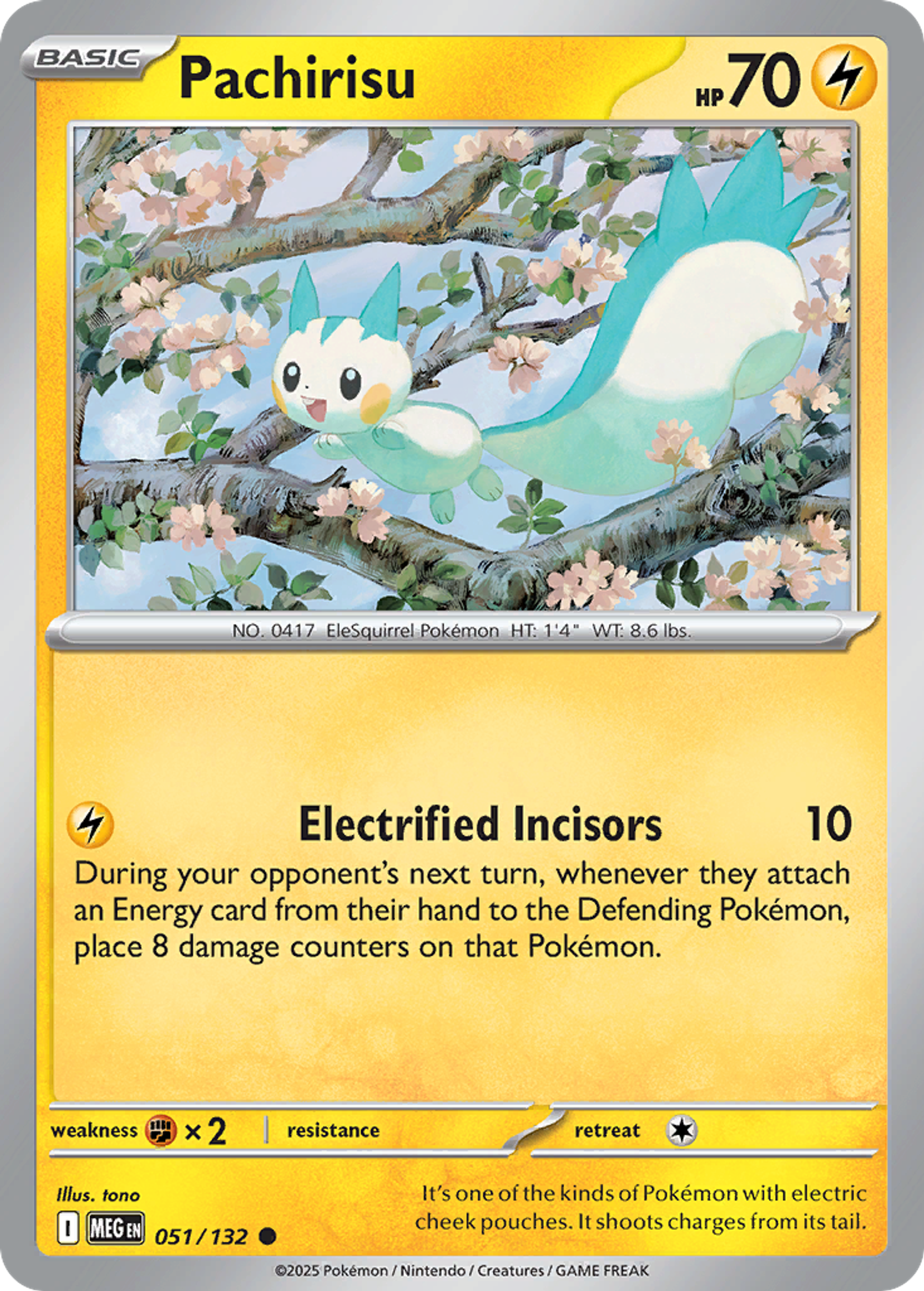 Pachirisu — ME01: Mega Evolution — Pokemon