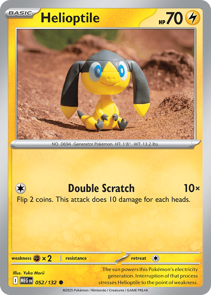 Helioptile — ME01: Mega Evolution — Pokemon