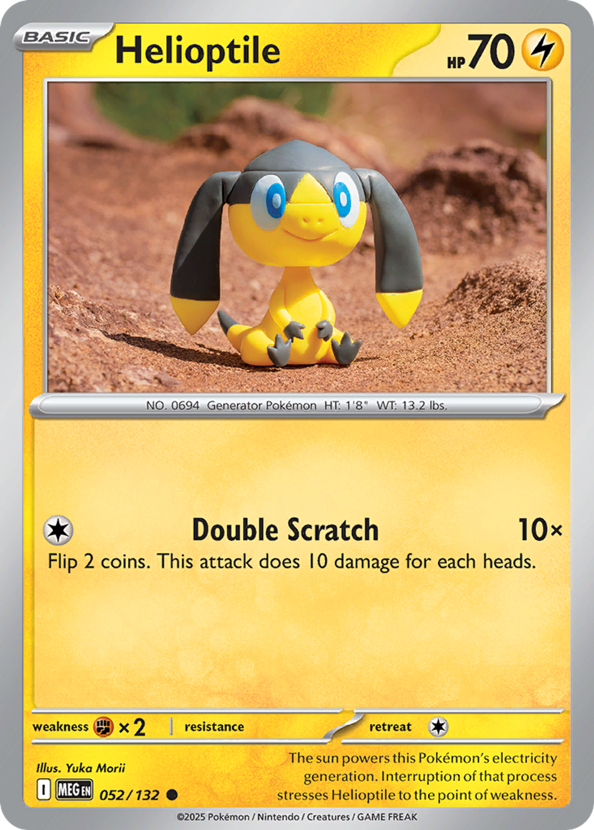 Helioptile — ME01: Mega Evolution — Pokemon