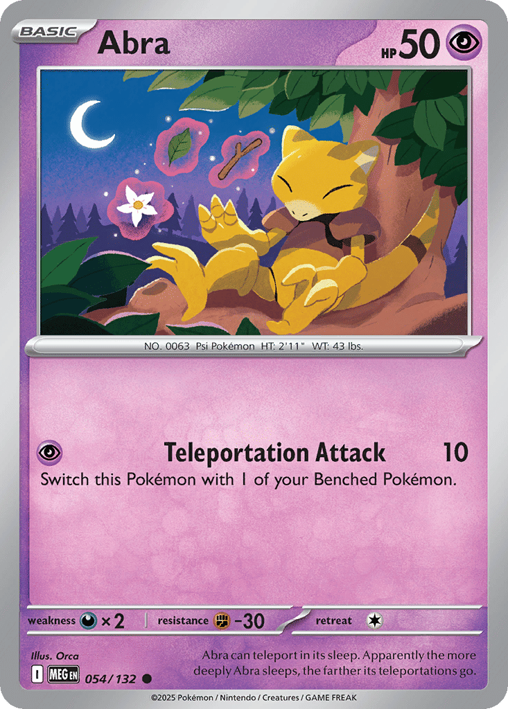 Abra — ME01: Mega Evolution — Pokemon