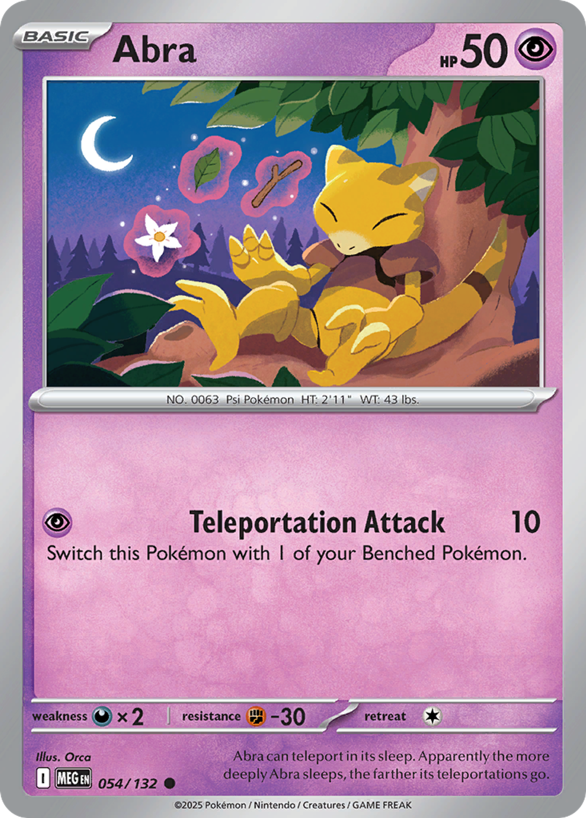 Abra — ME01: Mega Evolution — Pokemon