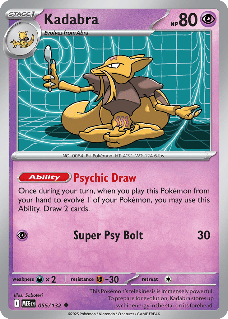 Kadabra — ME01: Mega Evolution — Pokemon