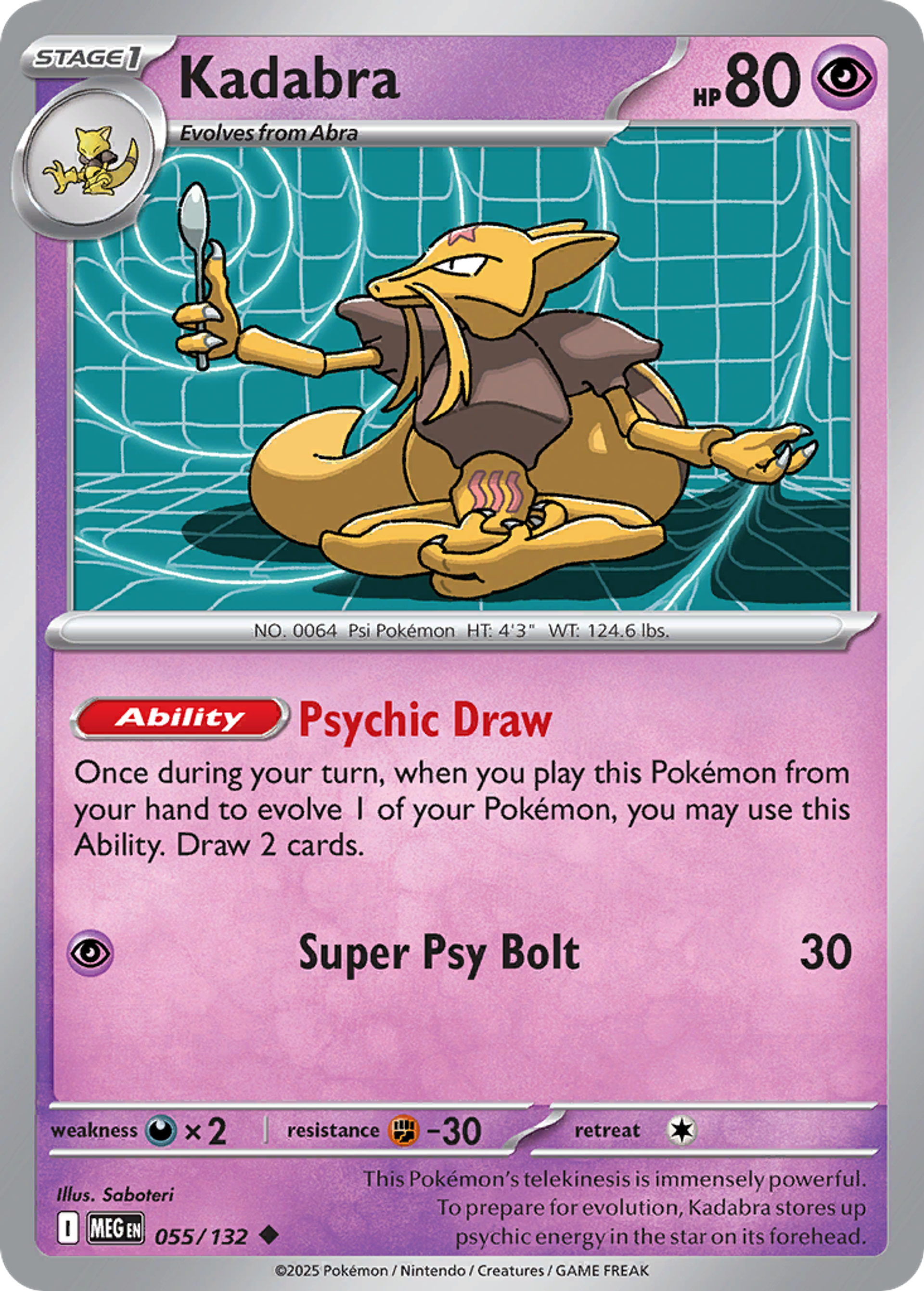 Kadabra — ME01: Mega Evolution — Pokemon