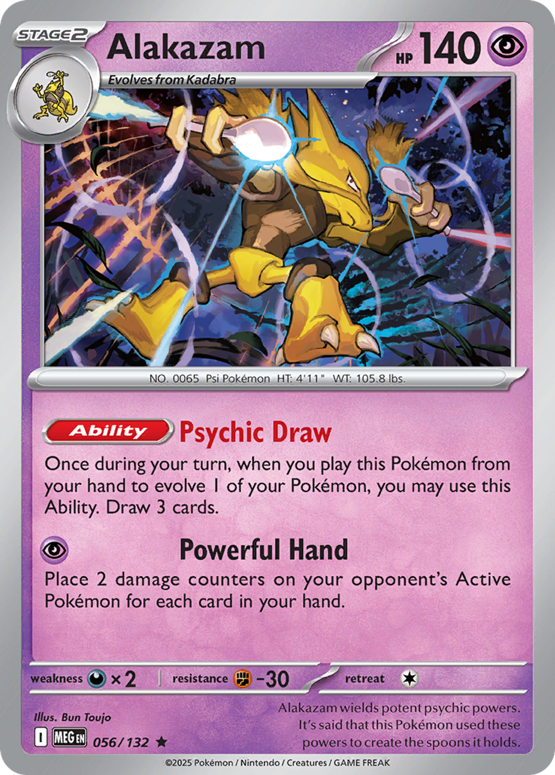 Alakazam — ME01: Mega Evolution — Pokemon