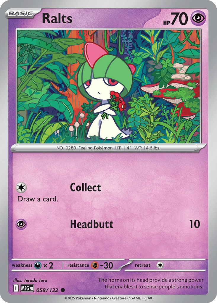Ralts — ME01: Mega Evolution — Pokemon