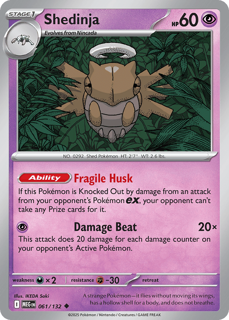 Shedinja — ME01: Mega Evolution — Pokemon