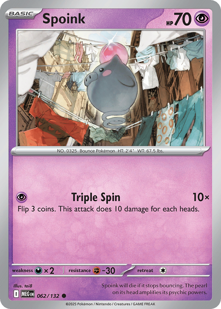 Spoink — ME01: Mega Evolution — Pokemon