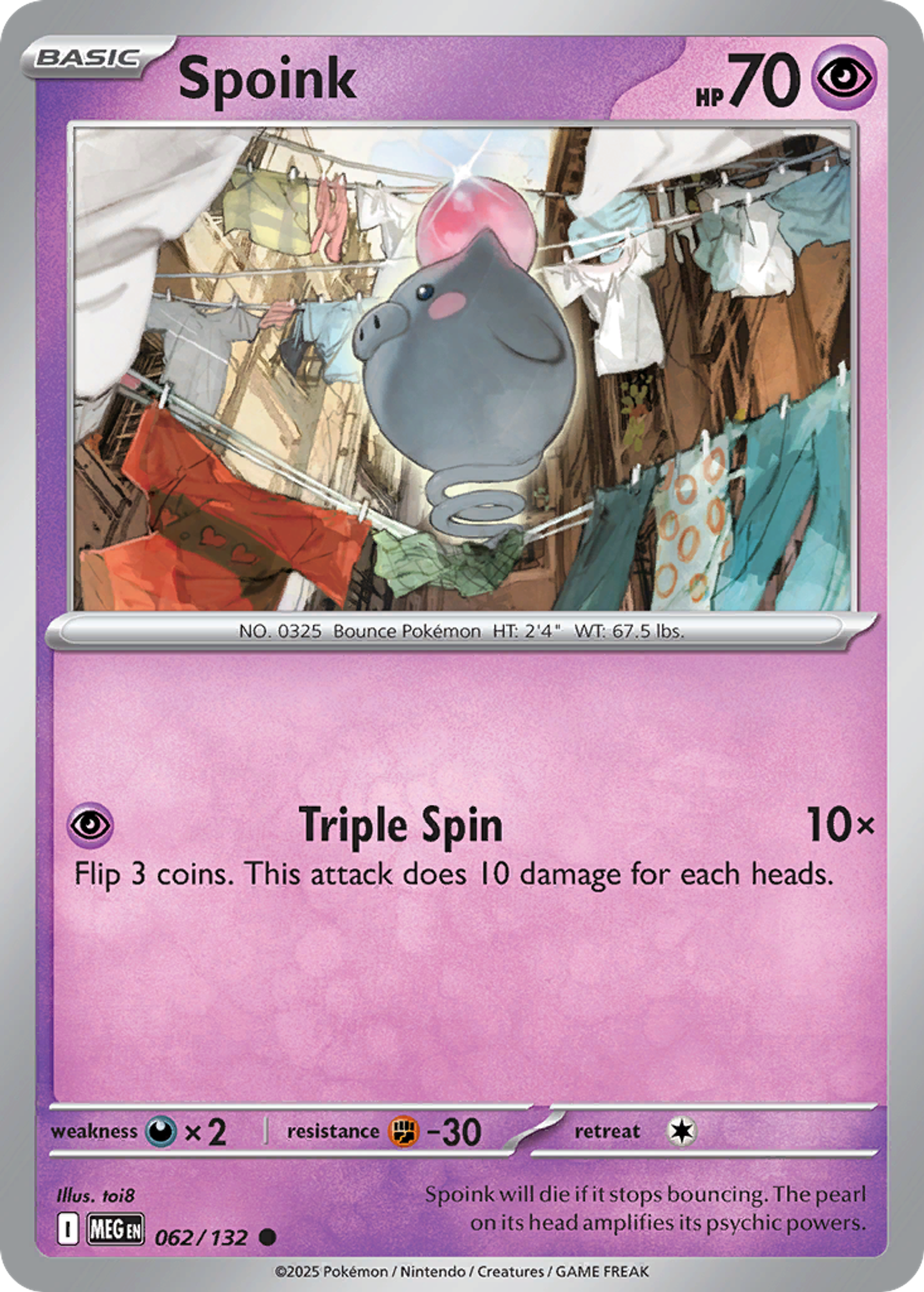Spoink — ME01: Mega Evolution — Pokemon