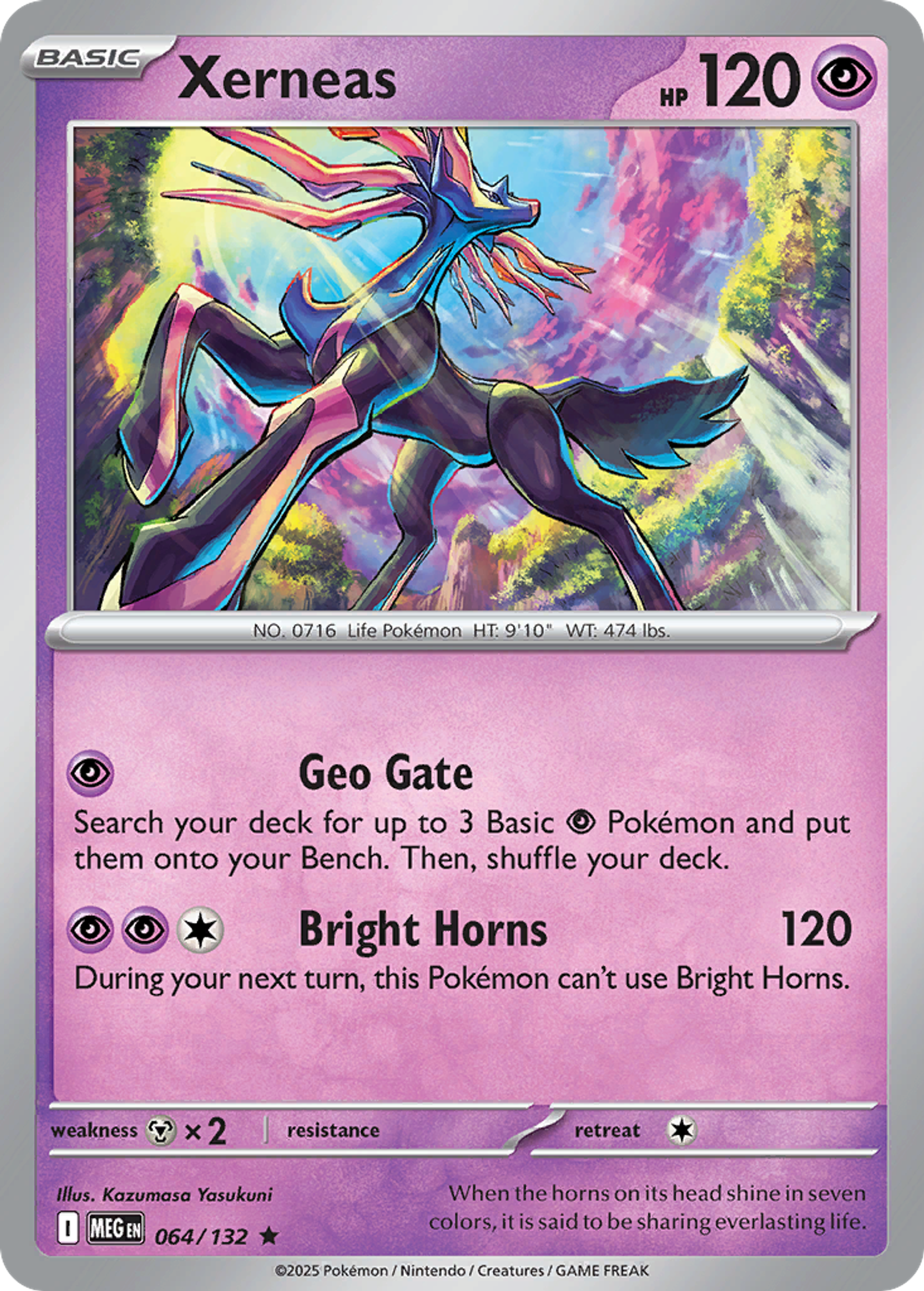 Xerneas — ME01: Mega Evolution — Pokemon