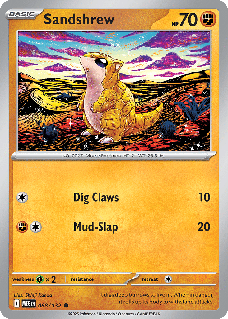 Sandshrew — ME01: Mega Evolution — Pokemon