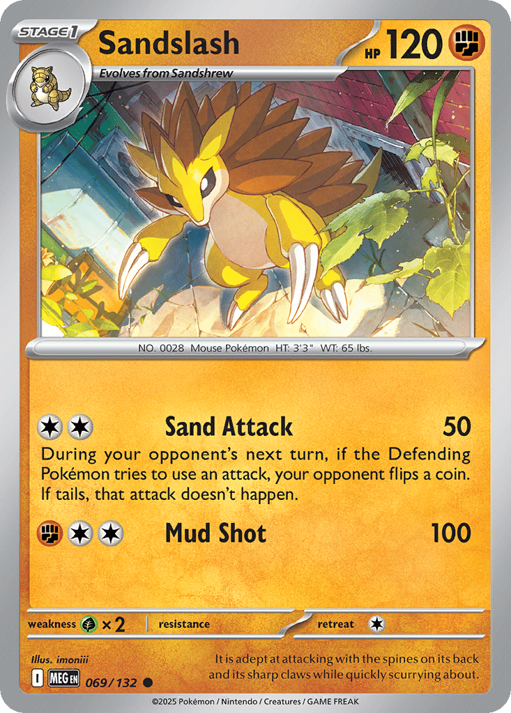 Sandslash — ME01: Mega Evolution — Pokemon