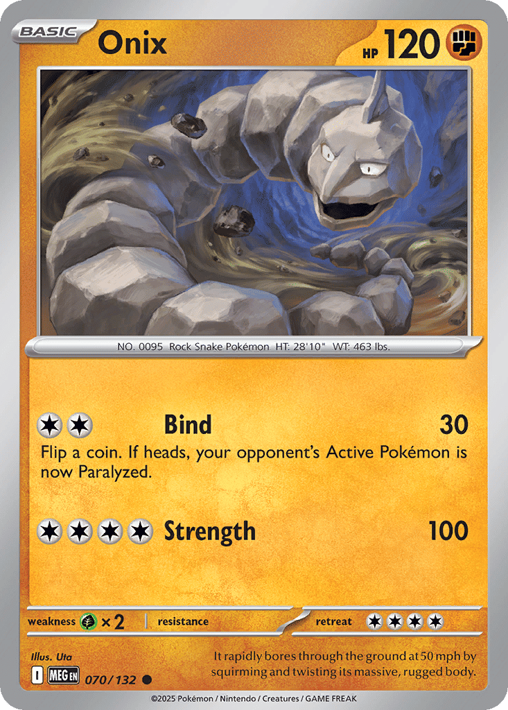 Onix — ME01: Mega Evolution — Pokemon