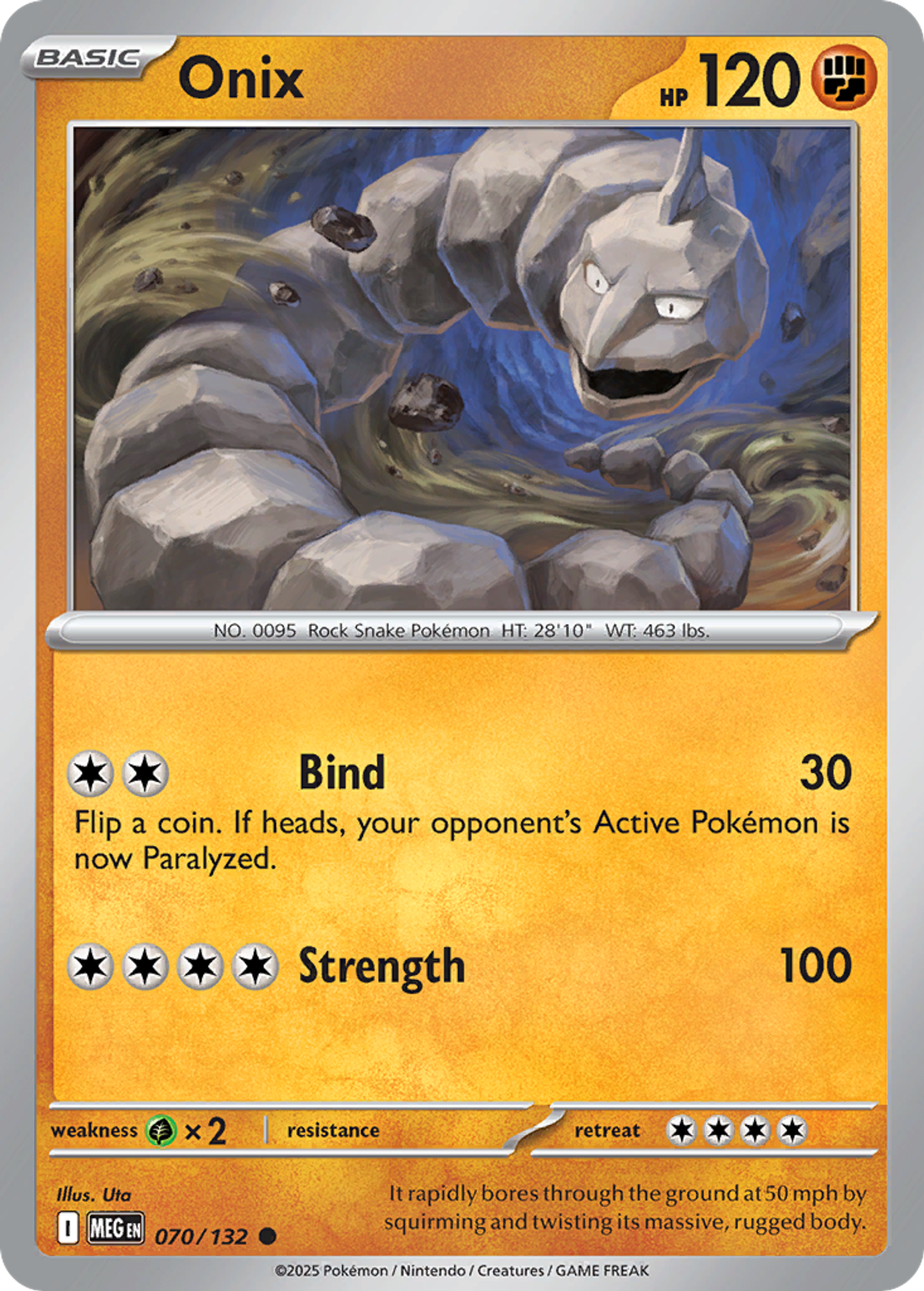 Onix — ME01: Mega Evolution — Pokemon