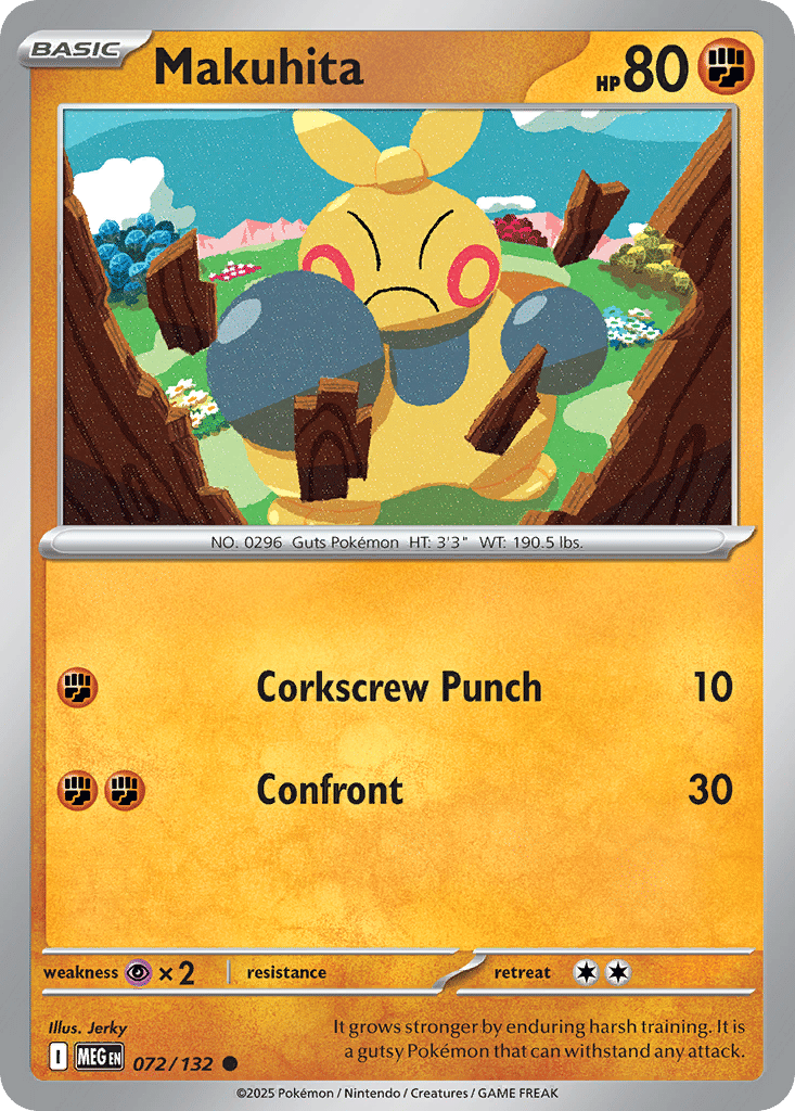 Makuhita — ME01: Mega Evolution — Pokemon