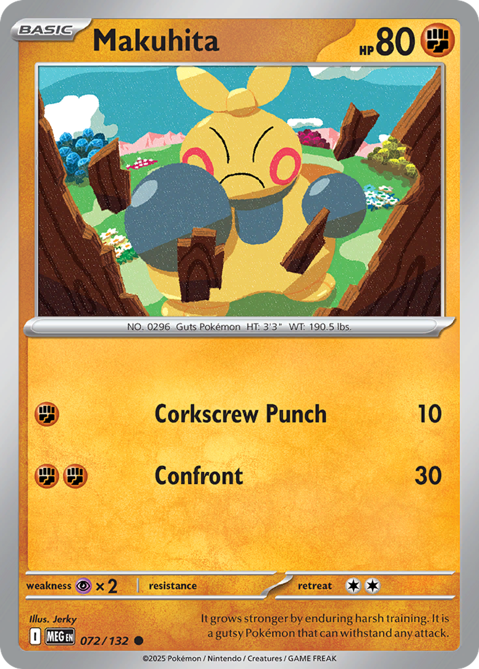 Makuhita — ME01: Mega Evolution — Pokemon
