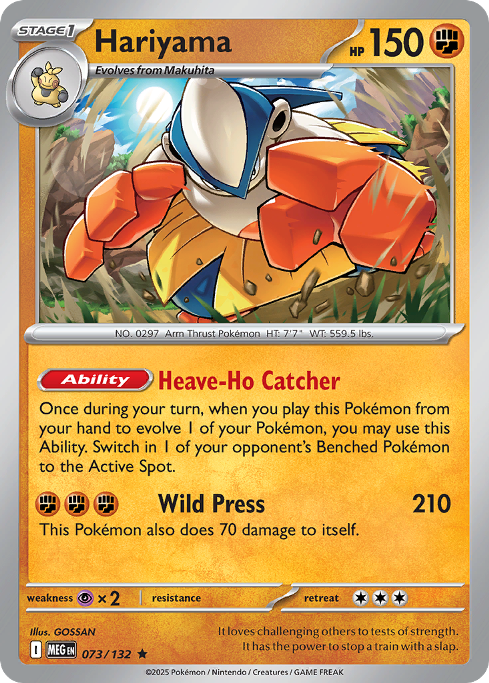 Hariyama — ME01: Mega Evolution — Pokemon