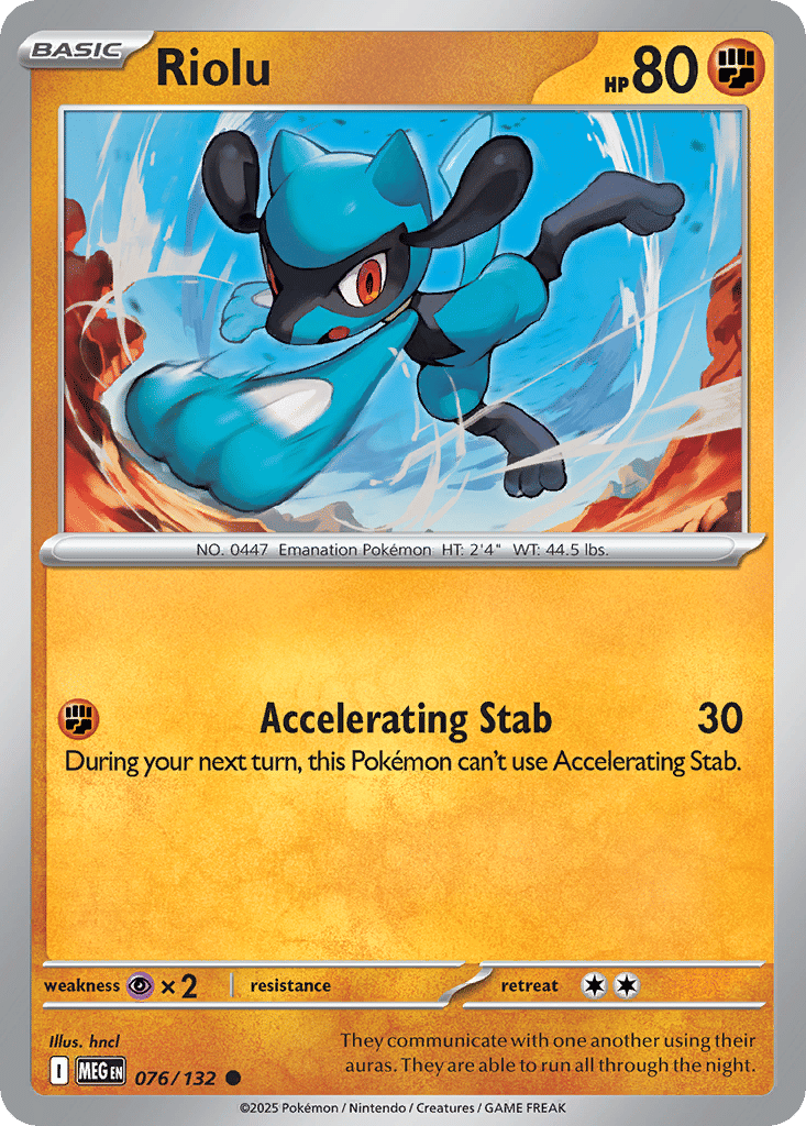 Riolu — ME01: Mega Evolution — Pokemon