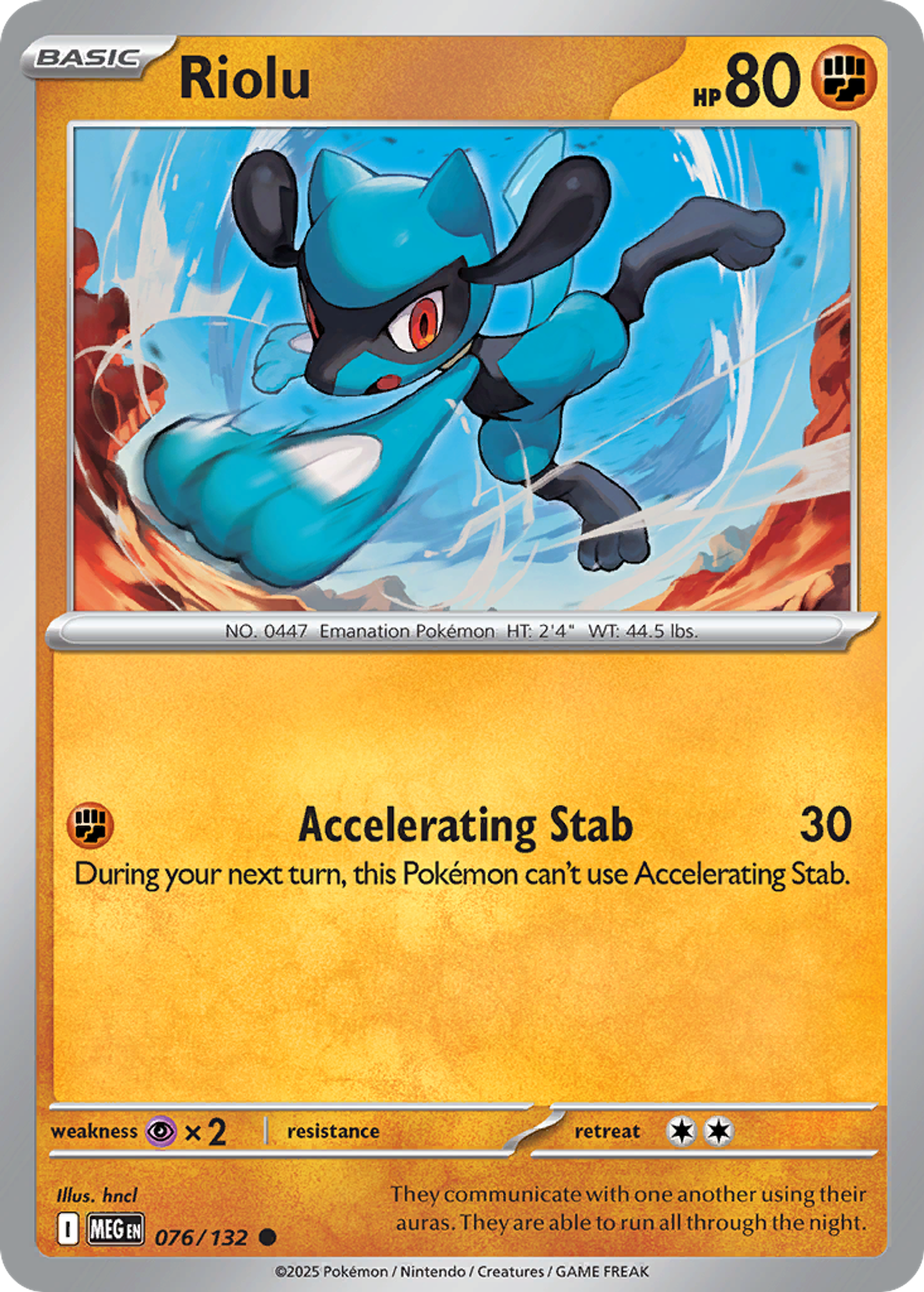 Riolu — ME01: Mega Evolution — Pokemon