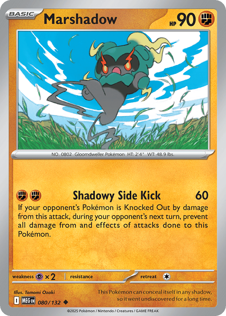 Marshadow — ME01: Mega Evolution — Pokemon