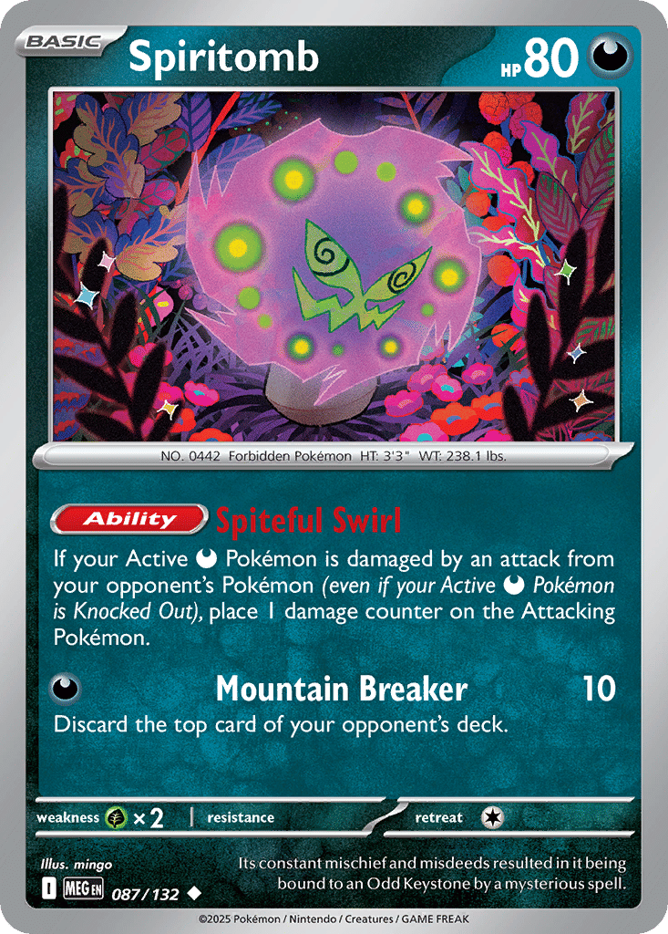 Spiritomb — ME01: Mega Evolution — Pokemon