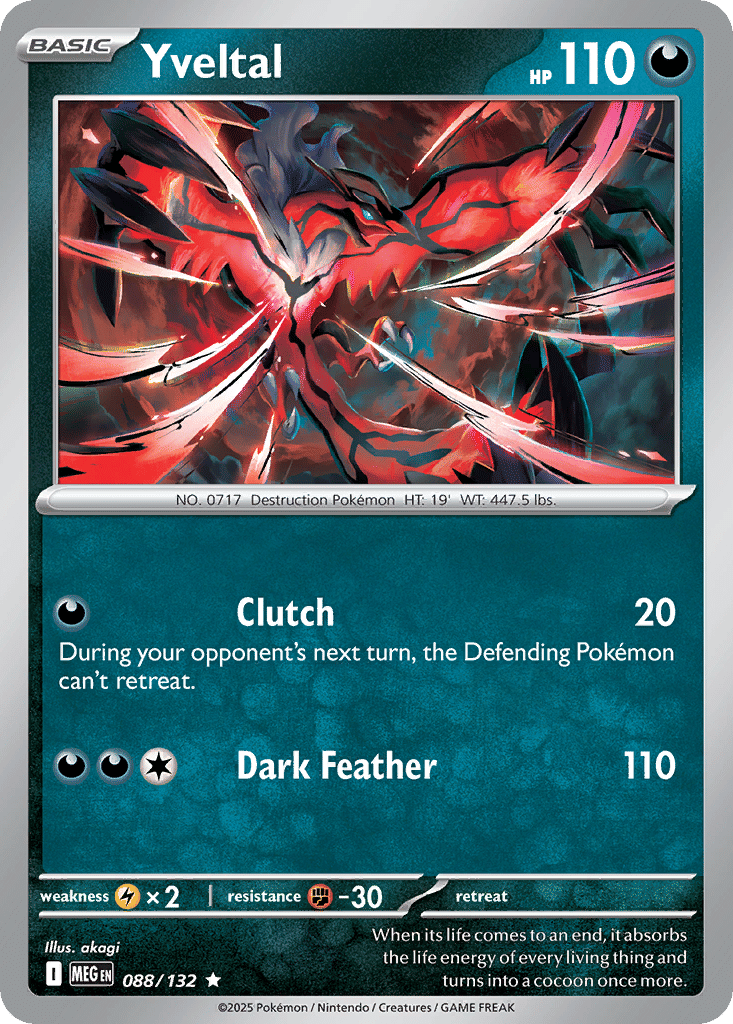 Yveltal — ME01: Mega Evolution — Pokemon