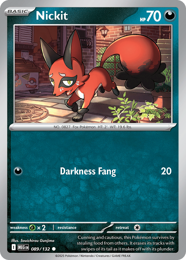 Nickit — ME01: Mega Evolution — Pokemon