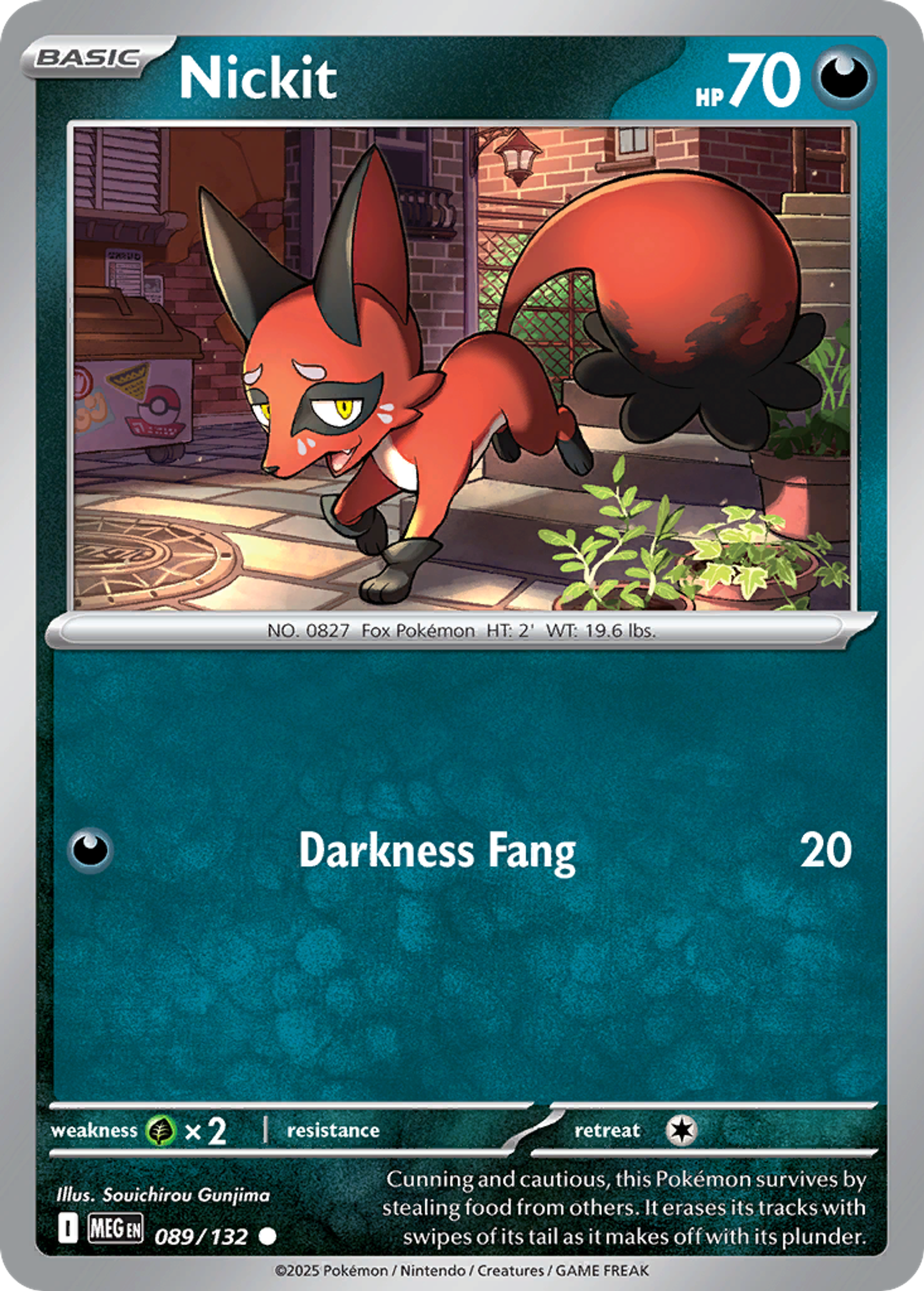 Nickit — ME01: Mega Evolution — Pokemon