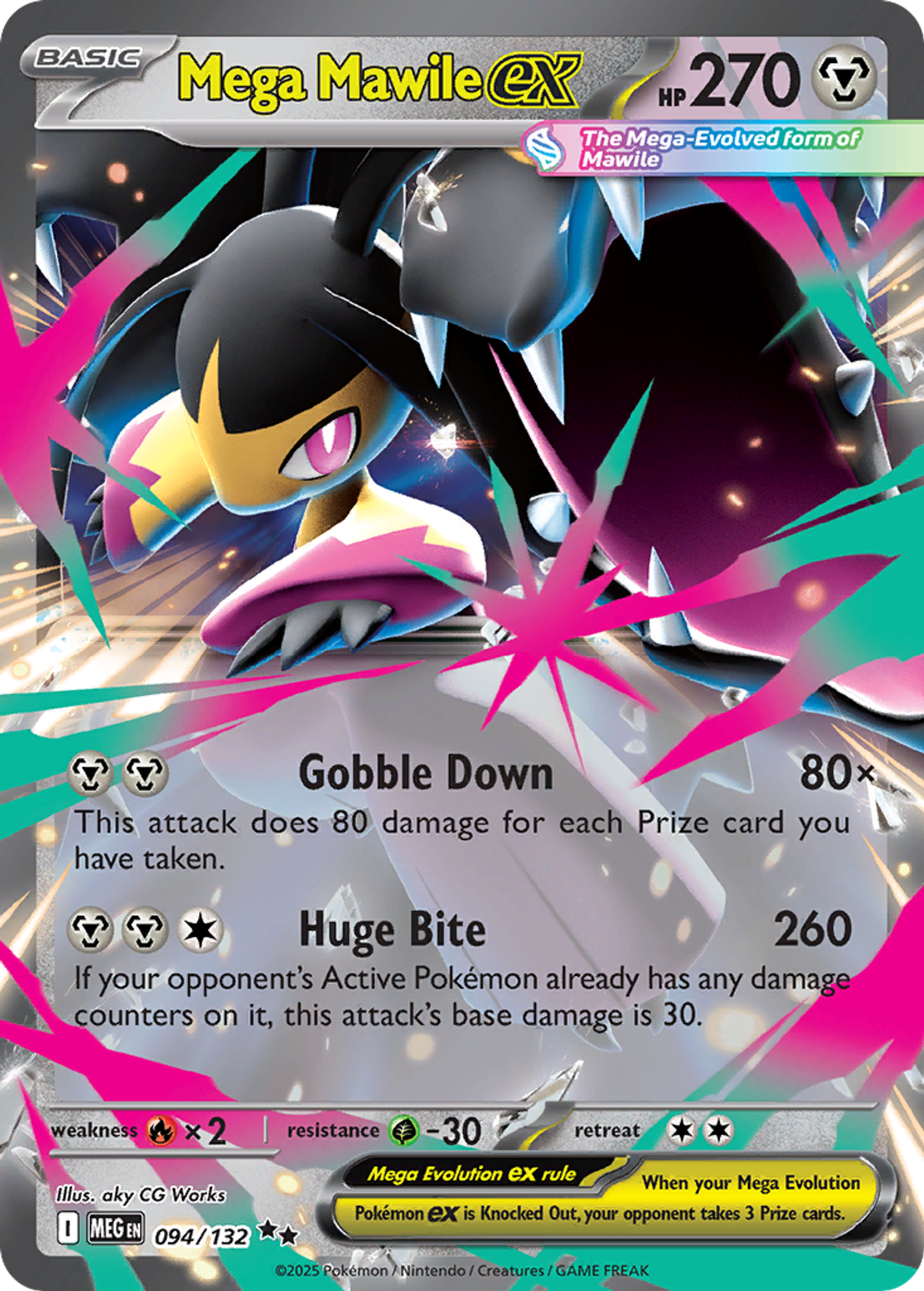 Mega Mawile ex — ME01: Mega Evolution — Pokemon