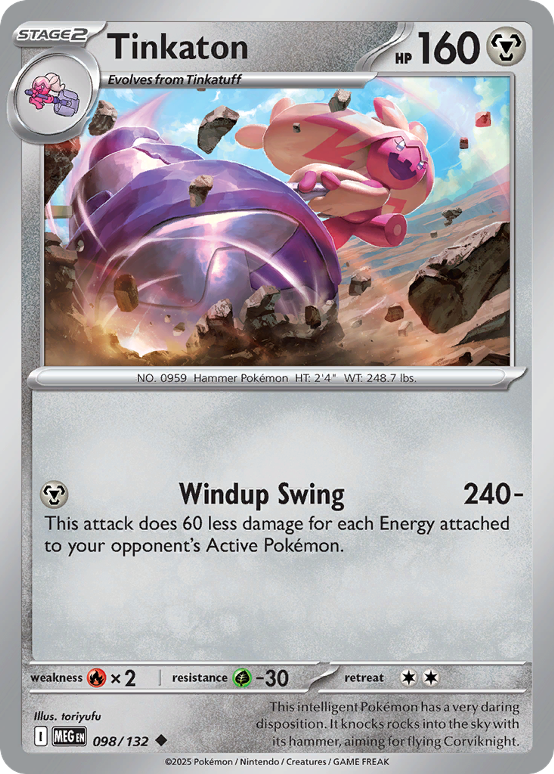 Tinkaton — ME01: Mega Evolution — Pokémon
