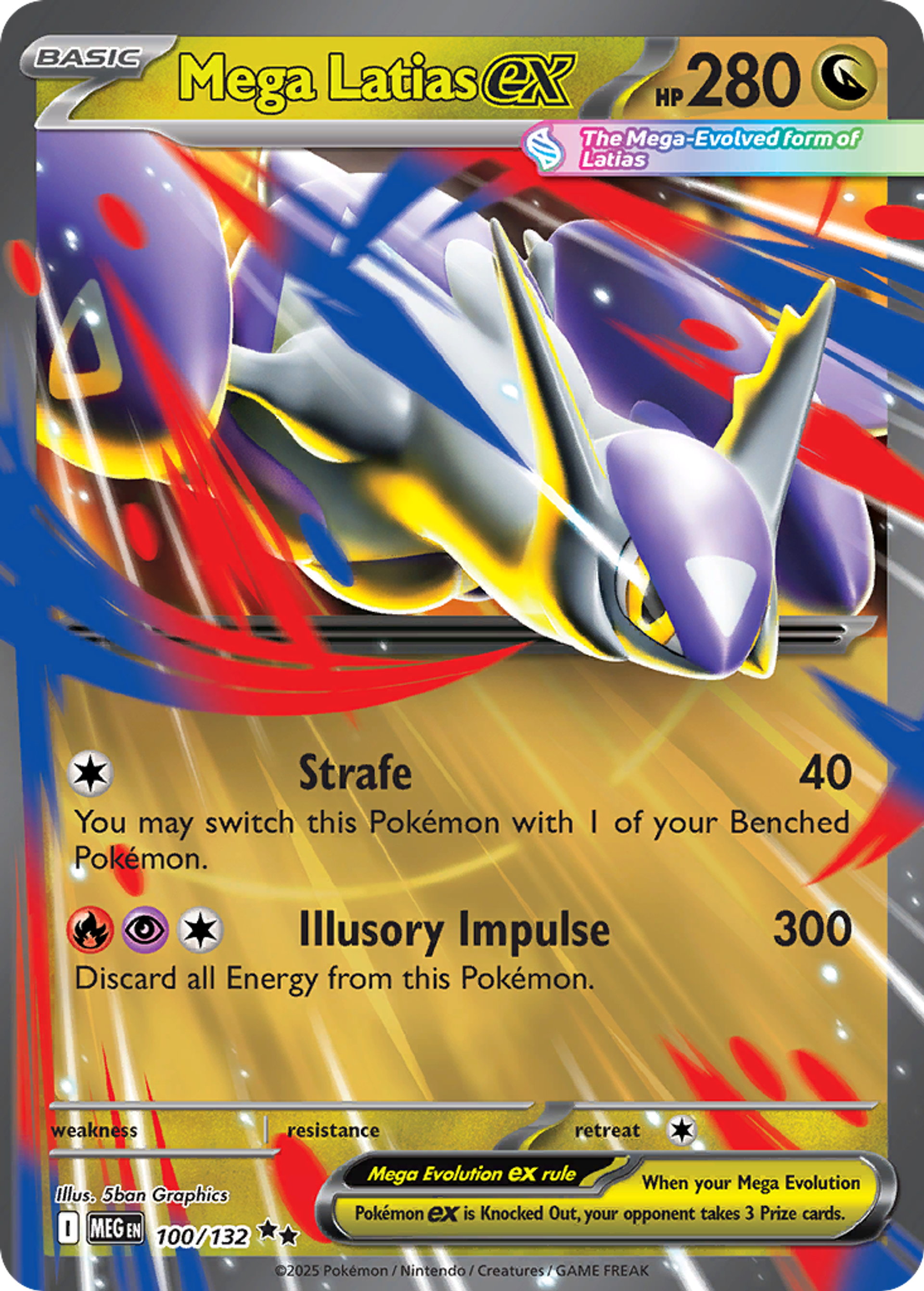 Mega Latias ex — ME01: Mega Evolution — Pokémon