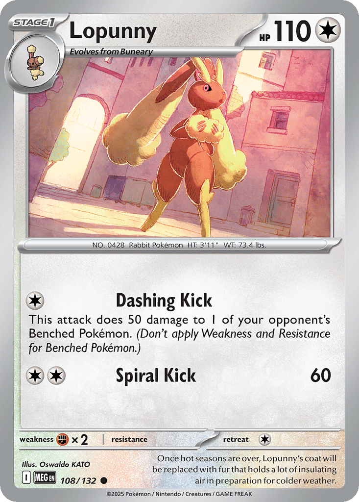 Lopunny — ME01: Mega Evolution — Pokemon