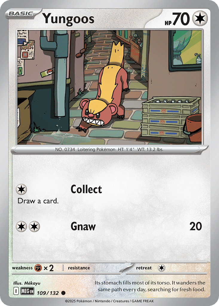 Yungoos — ME01: Mega Evolution — Pokemon