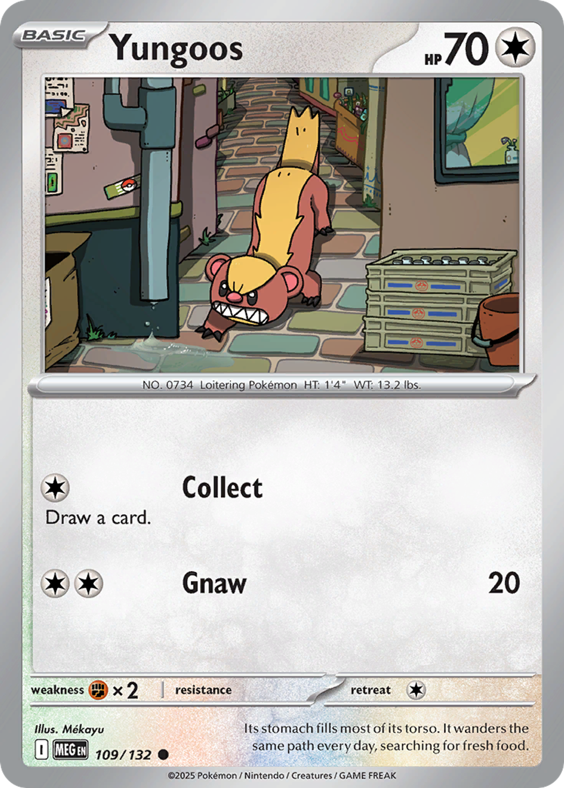 Yungoos — ME01: Mega Evolution — Pokemon