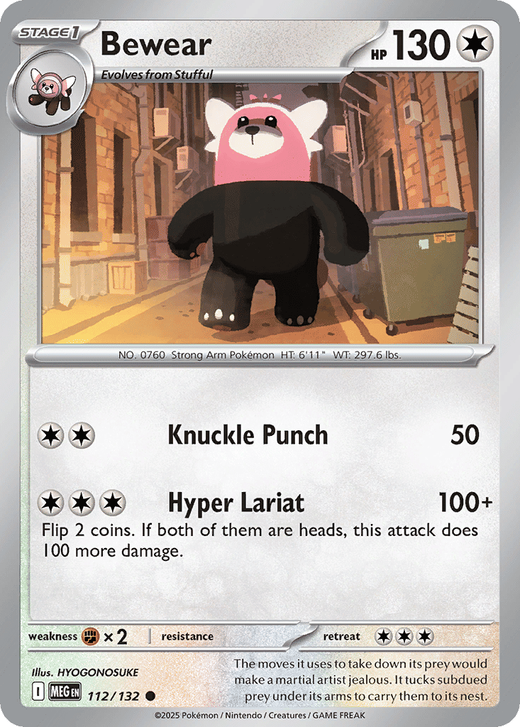 Bewear — ME01: Mega Evolution — Pokemon