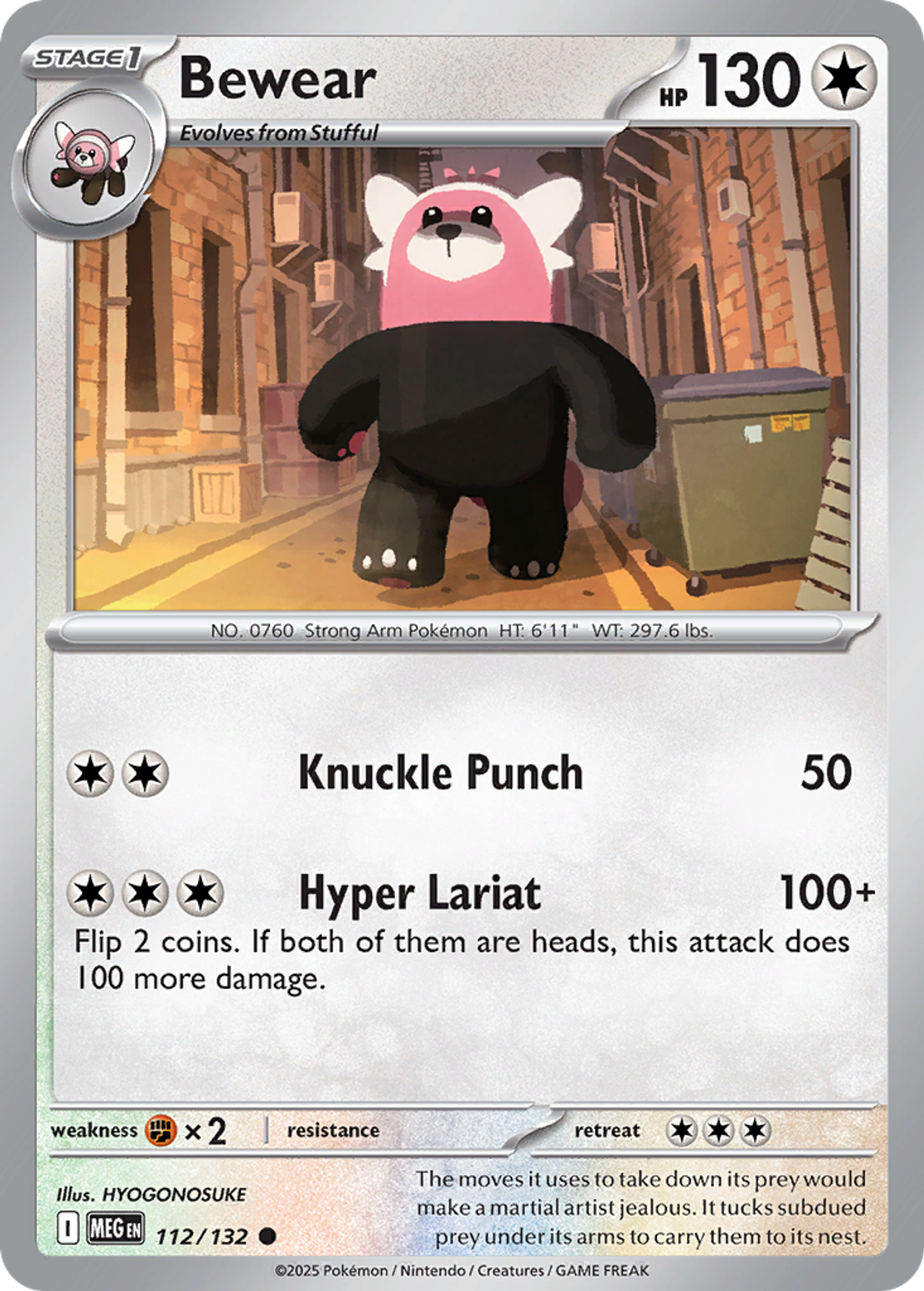 Bewear — ME01: Mega Evolution — Pokemon