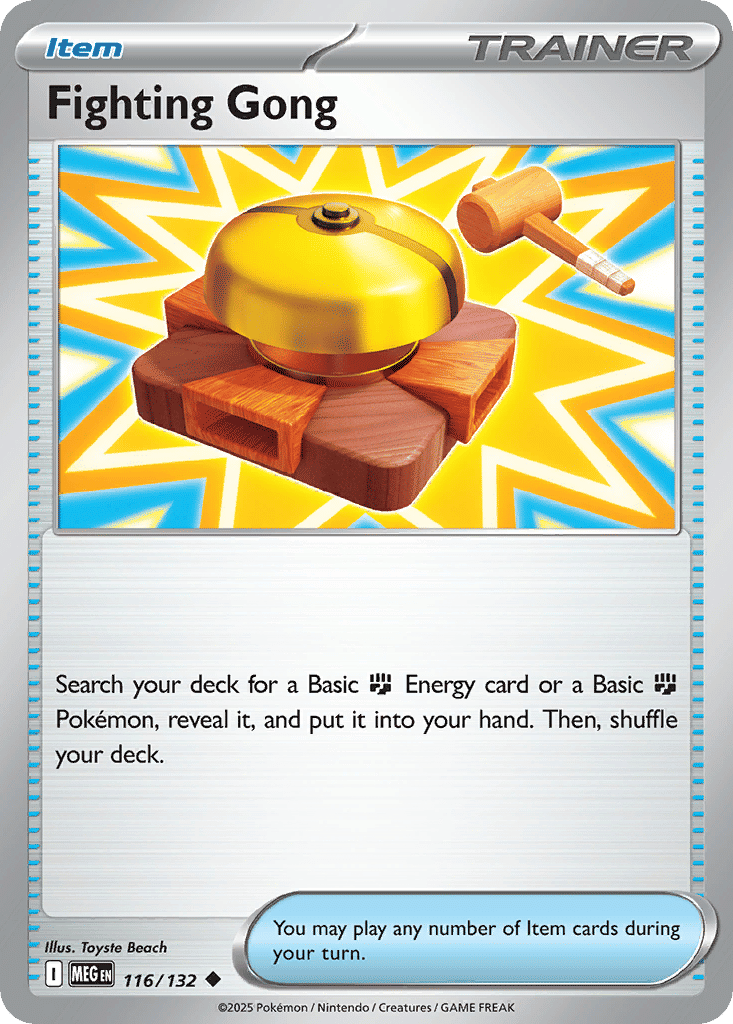 Fighting Gong — ME01: Mega Evolution — Pokemon