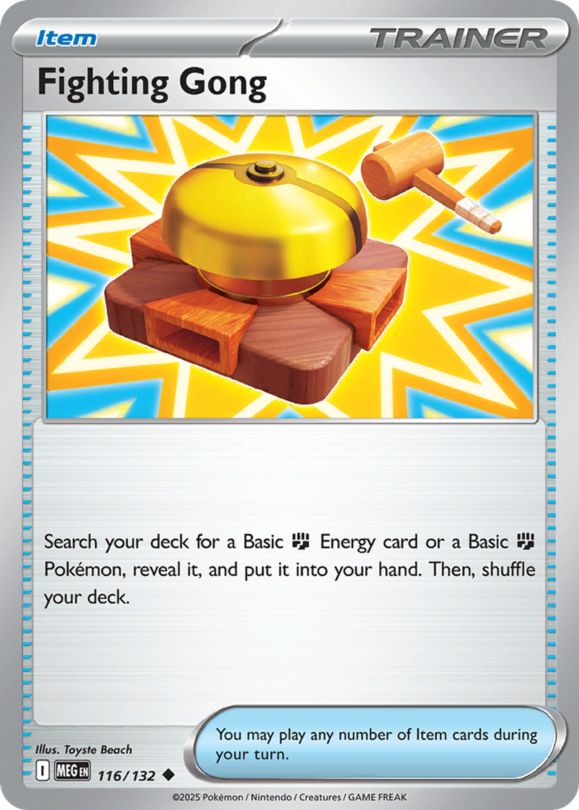 Fighting Gong — ME01: Mega Evolution — Pokemon