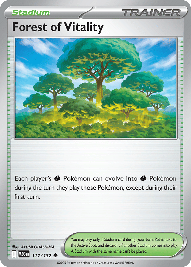Forêt de Vitalité from ME01: Mega Evolution - Pokemon