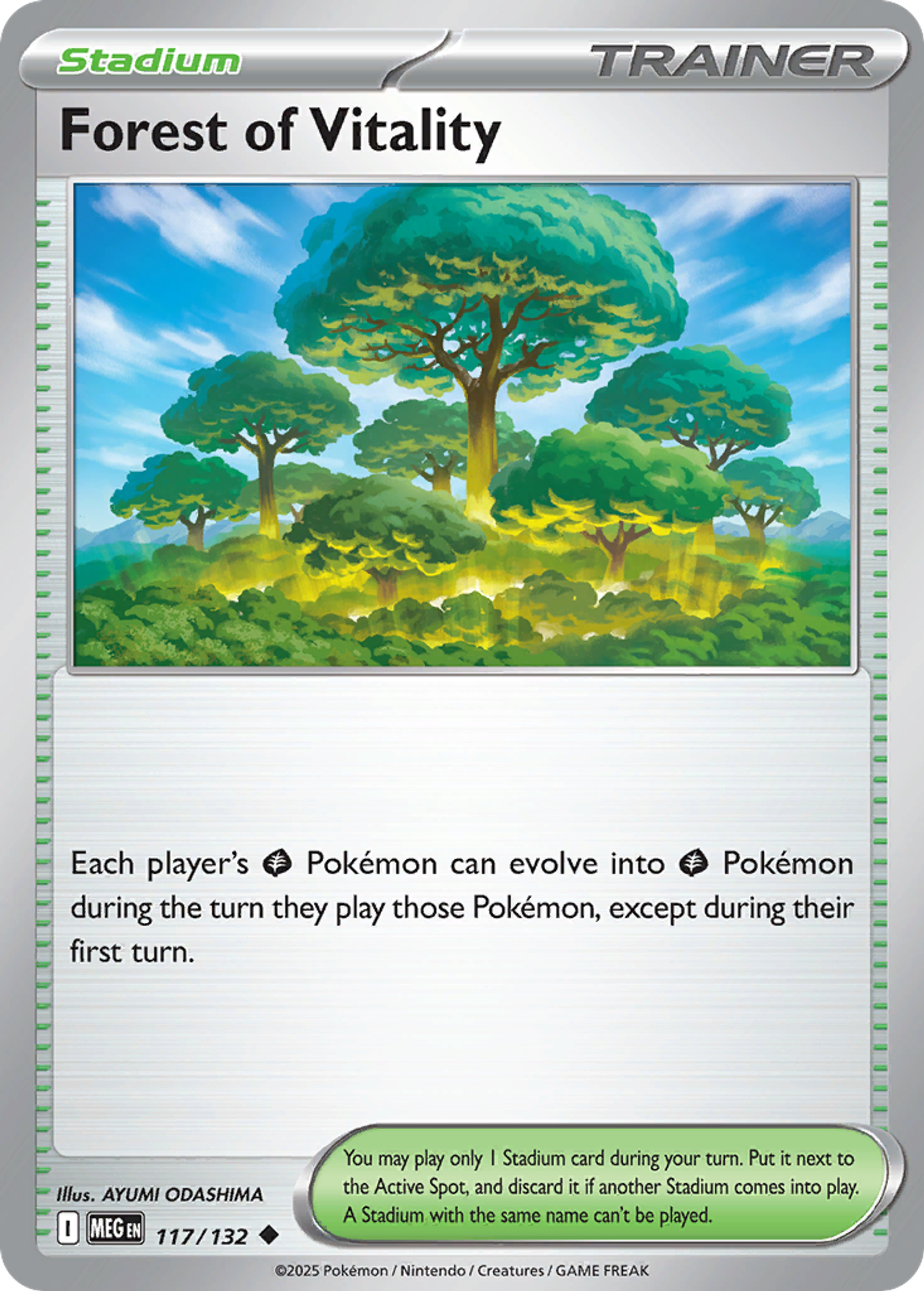 Forest of Vitality — ME01: Mega Evolution — Pokemon