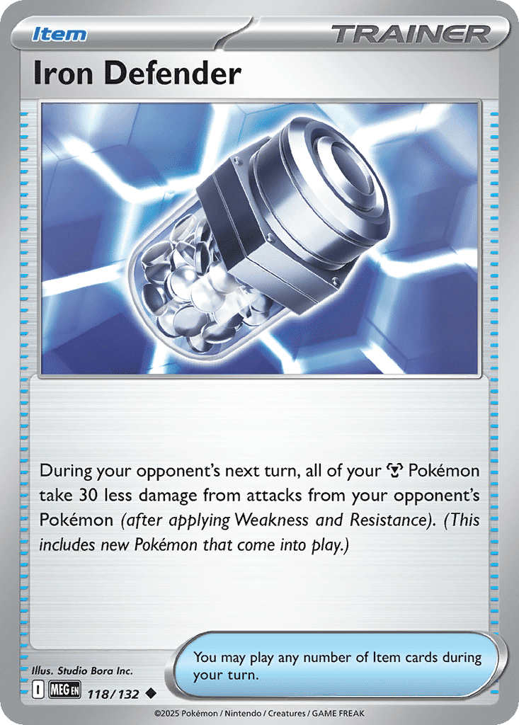 Iron Defender — ME01: Mega Evolution — Pokemon