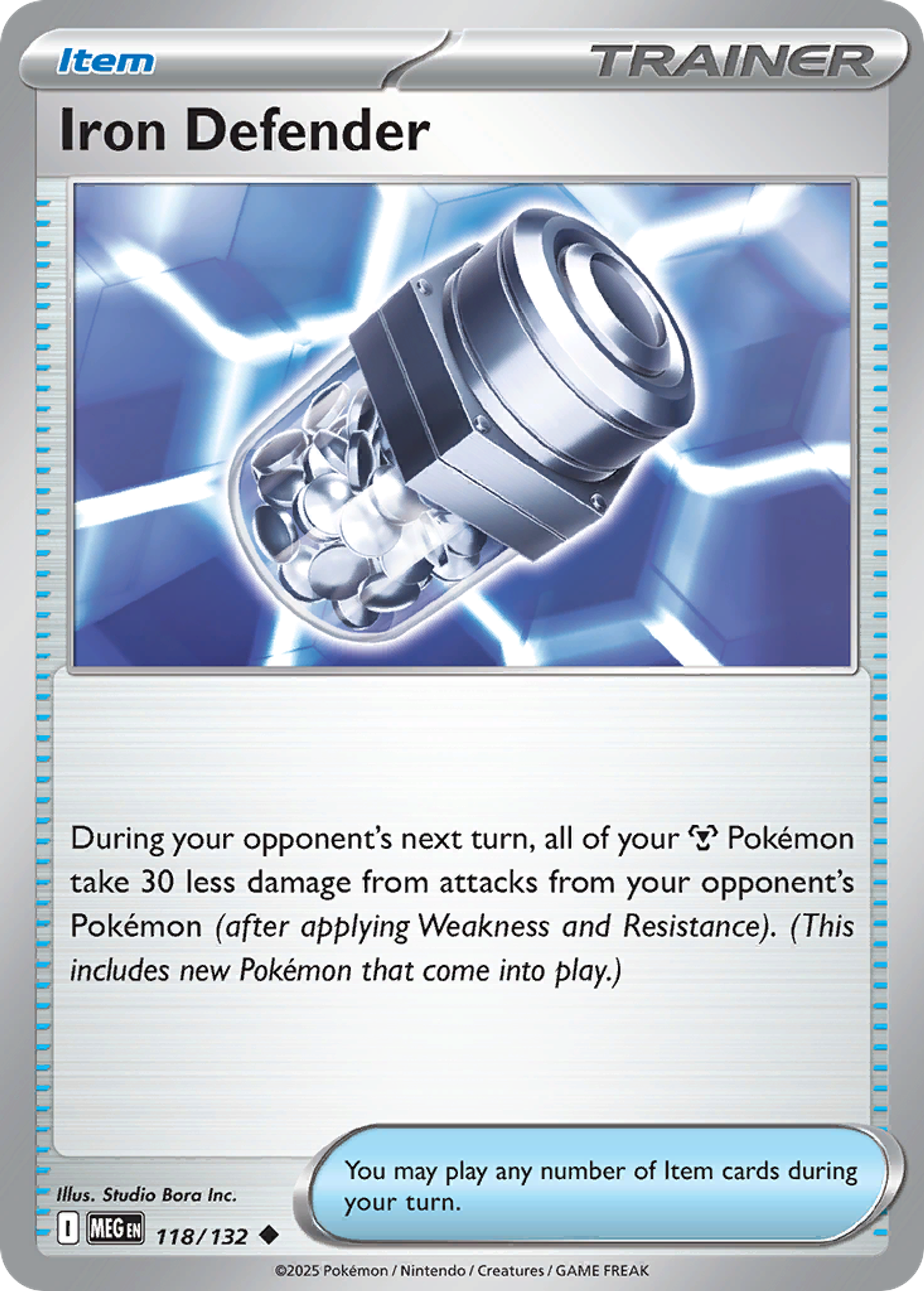 Iron Defender — ME01: Mega Evolution — Pokemon