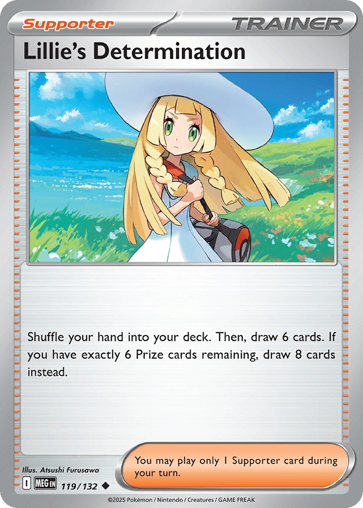 Lillie's Determination from ME01: Mega Evolution - Pokemon